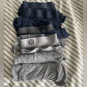 lululemon athletica 6-pack Boxer Briefs - Navy and Gray